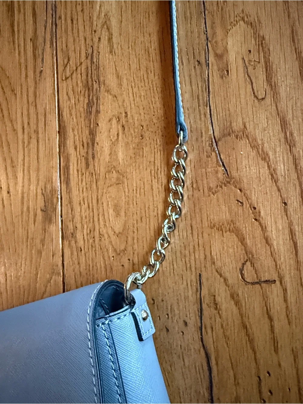 kate Spade Gray Leather Crossbody Bag